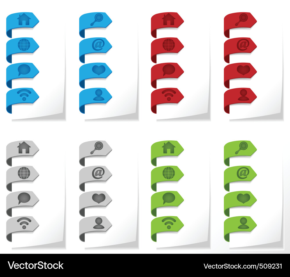 Web Icons - Menu & Navigation vector image