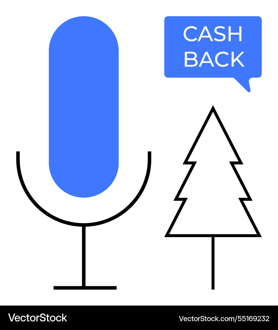 Voice recognition technology and e-commerce Vector Image