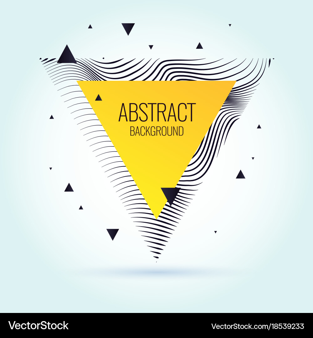 Abstract background with dynamic waves vector image