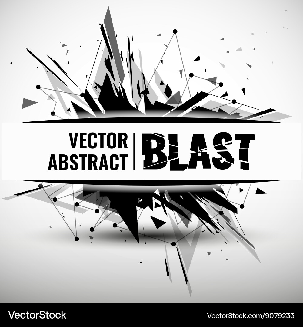 Dynamic Explosion Burst vector image