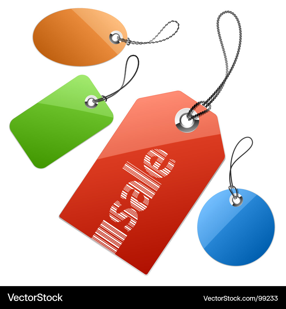 Price Tags Set Royalty Free Vector Image - VectorStock