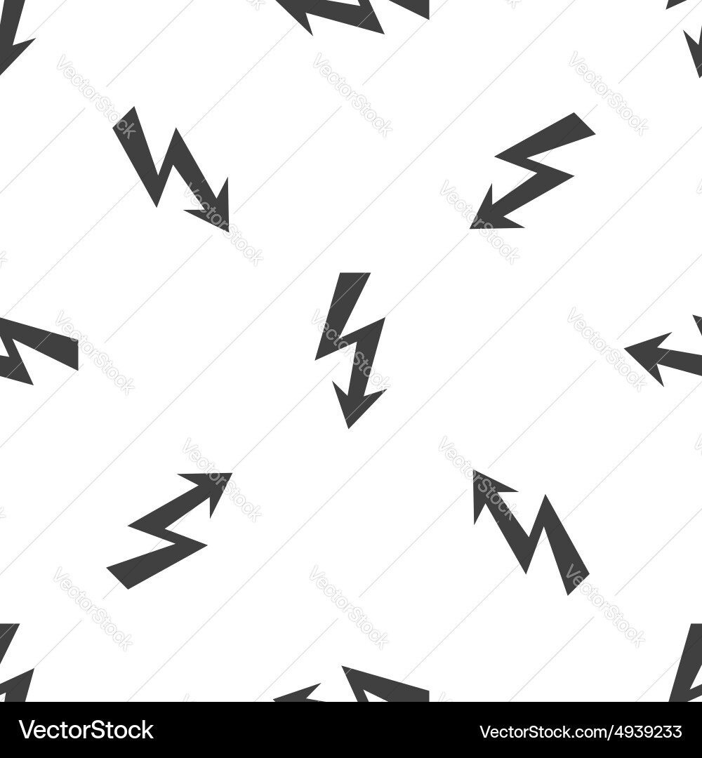 Voltage lightning pattern vector image