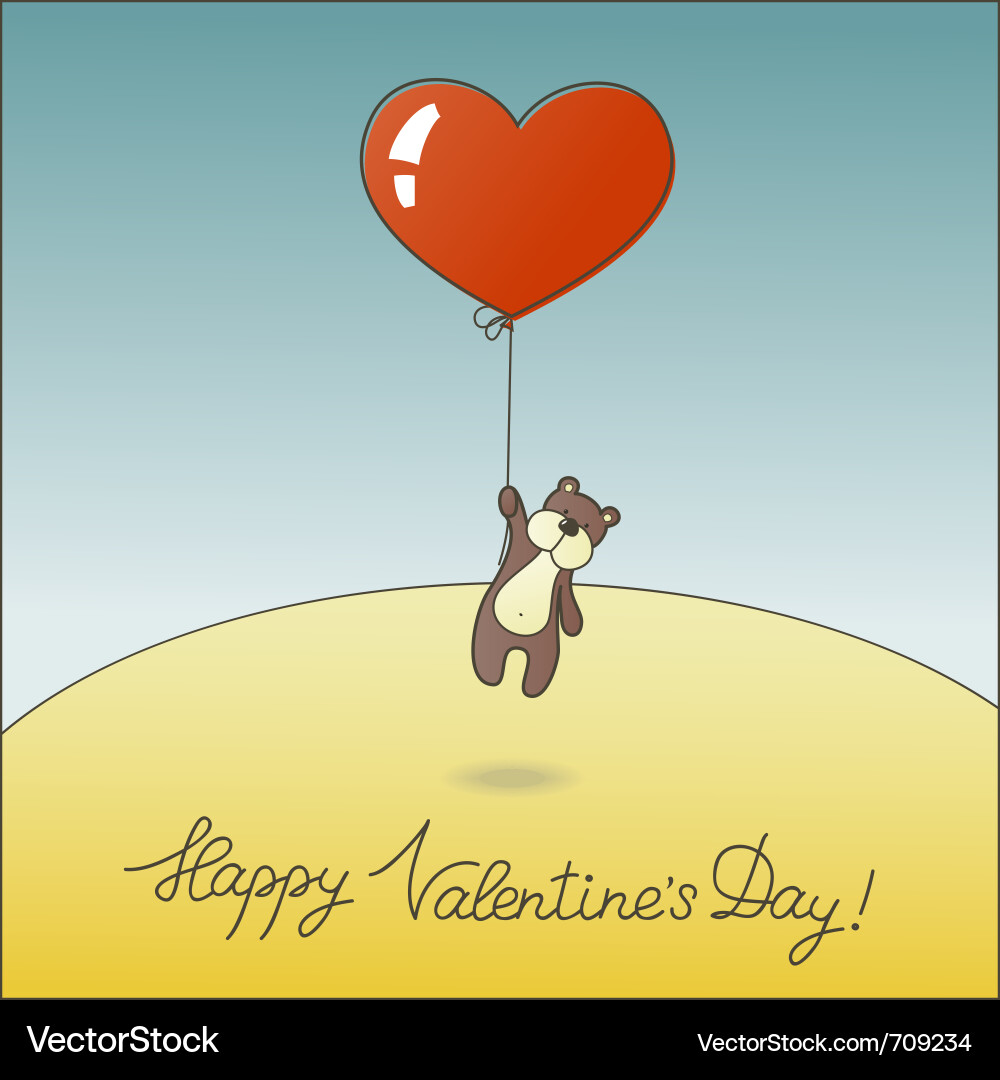 Cute teddy bear Royalty Free Vector Image - VectorStock