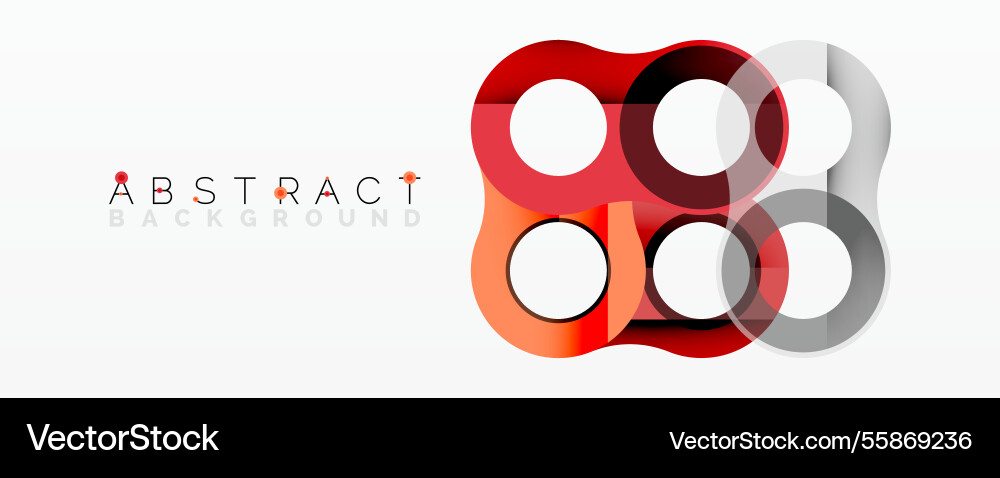 Abstract geometric pattern with interlocking Vector Image