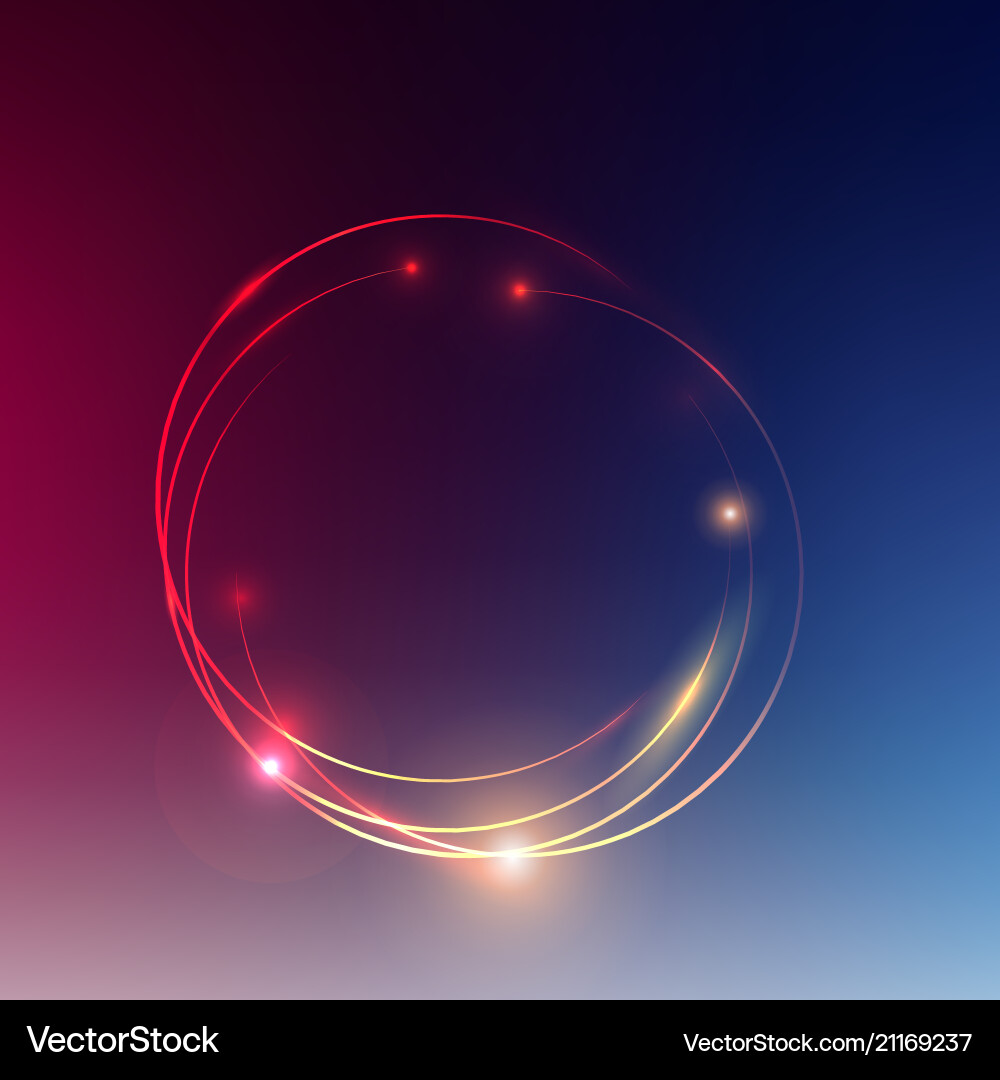 Abstract Space Connection vector image