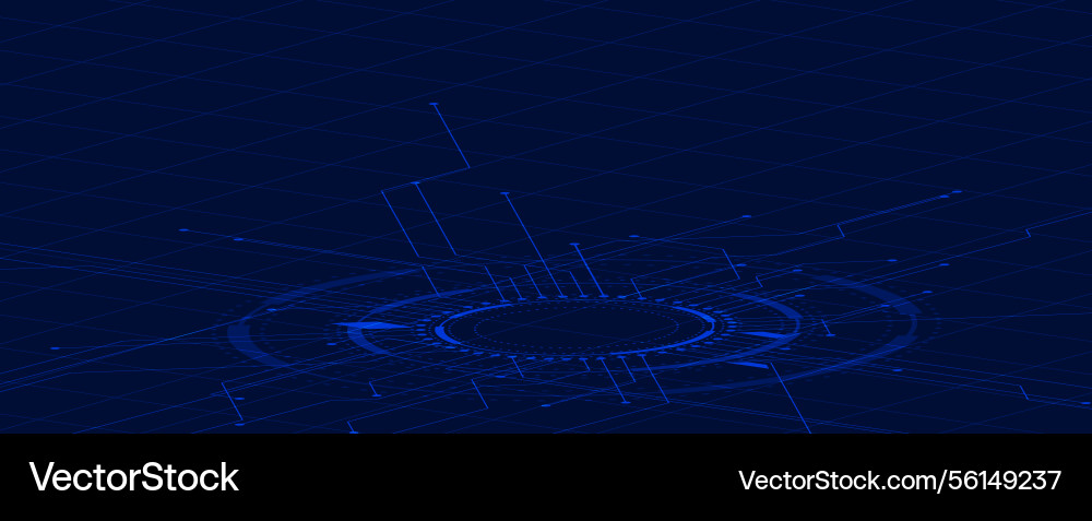 Circuit abstract background for science vector image