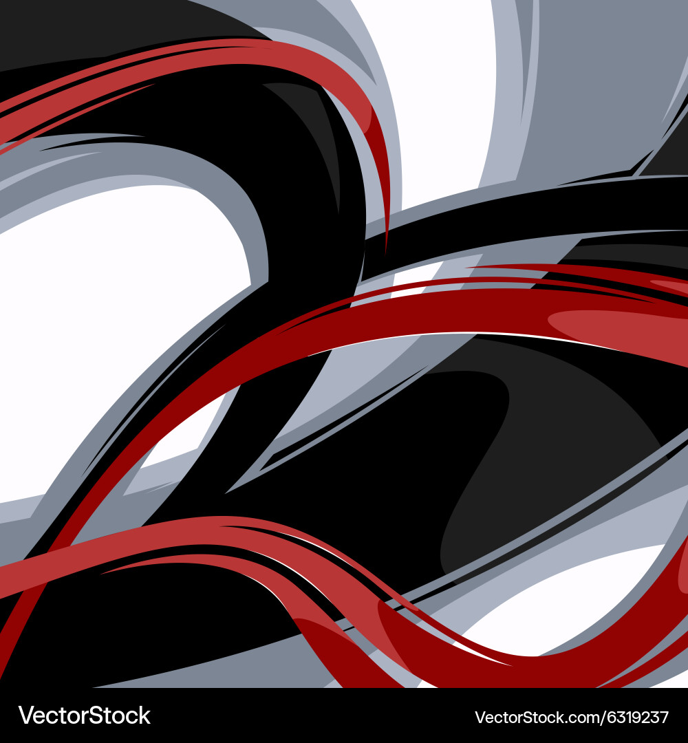 Dynamic Abstract Waves Background vector image