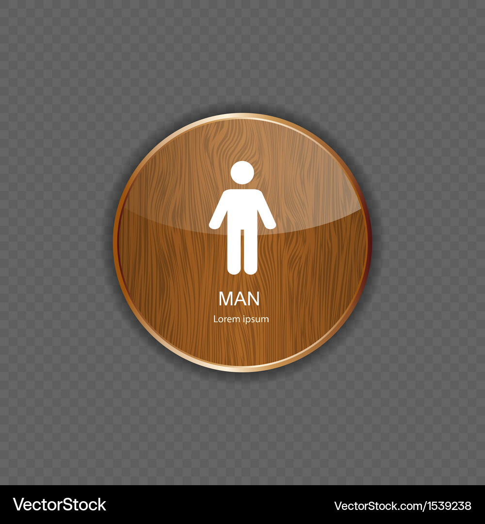 Man application icons Vector Image