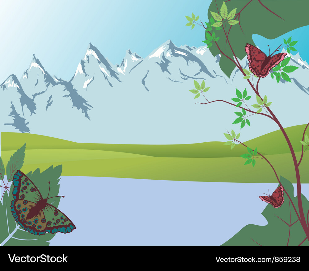 Spring background Vector Image