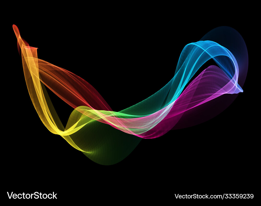 Chromatic Flow Background vector image