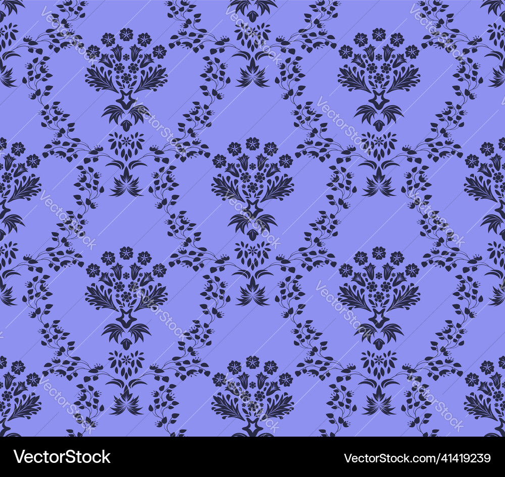 Damask seamless pattern Vector Image