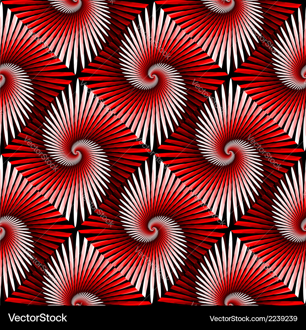 Design seamless colorful whirl rotation pattern Vector Image