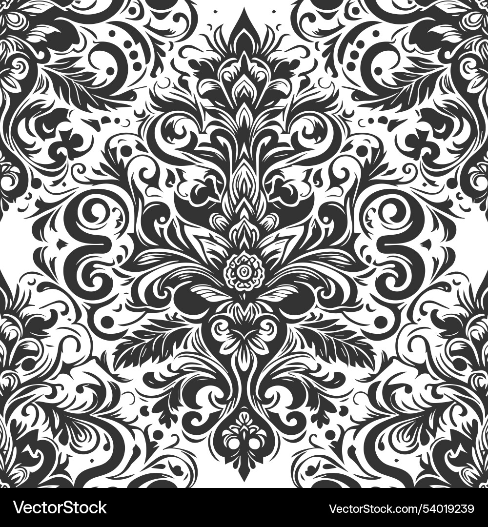 Flower pattern design background Vector Image