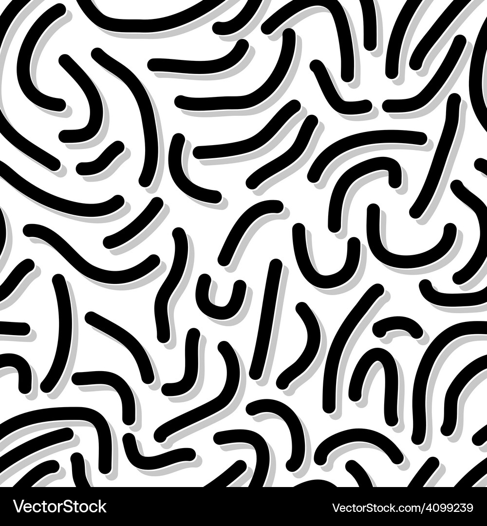 Seamless worm pattern Vector Image