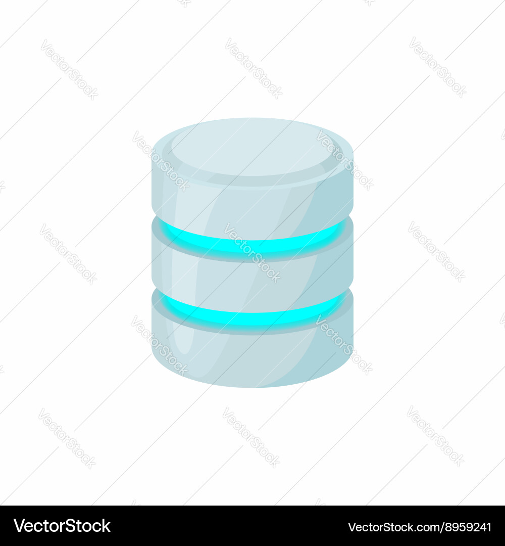 Database Icon - Modern Style vector image