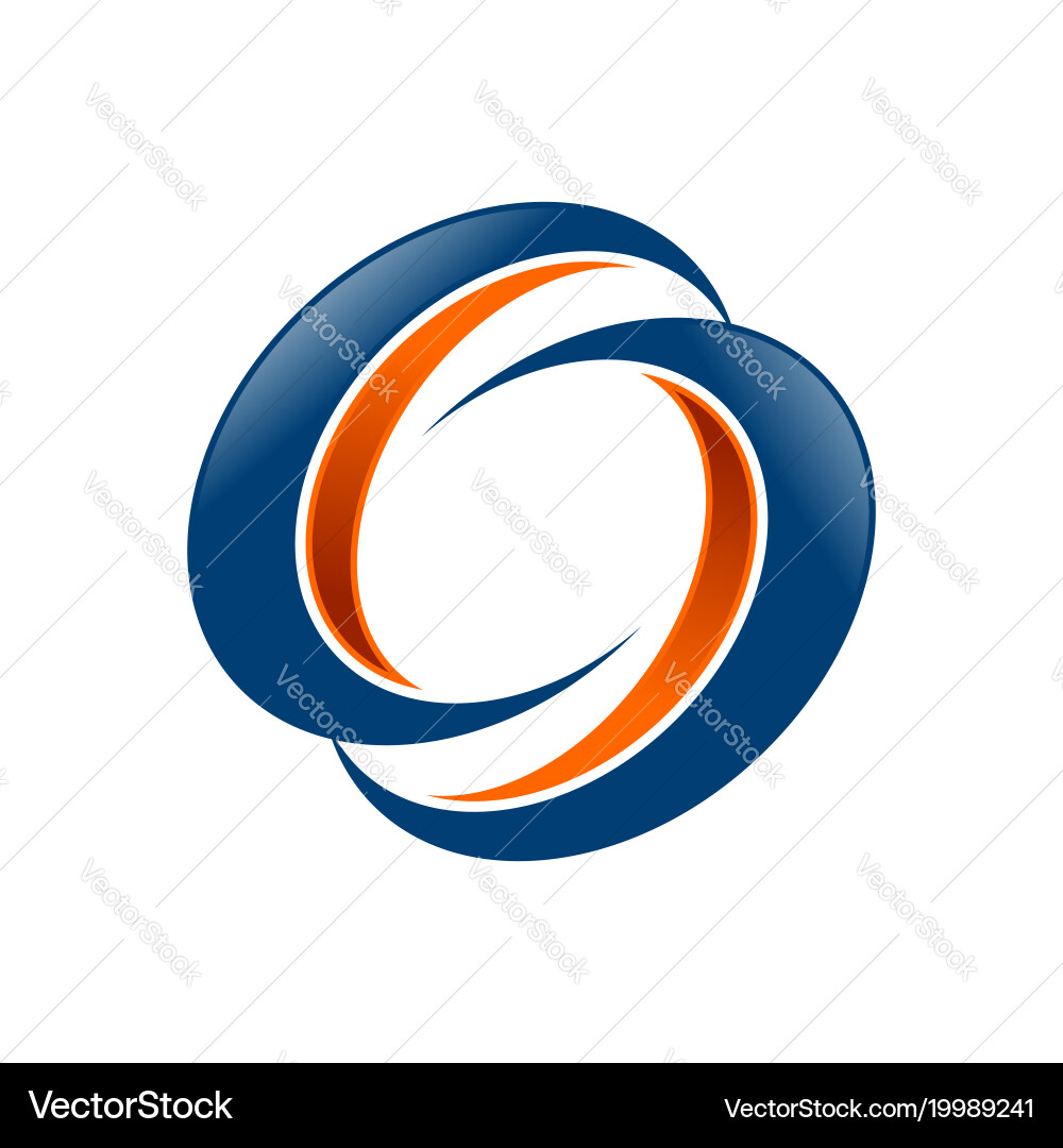 Dynamic Techno Connection Symbol vector image