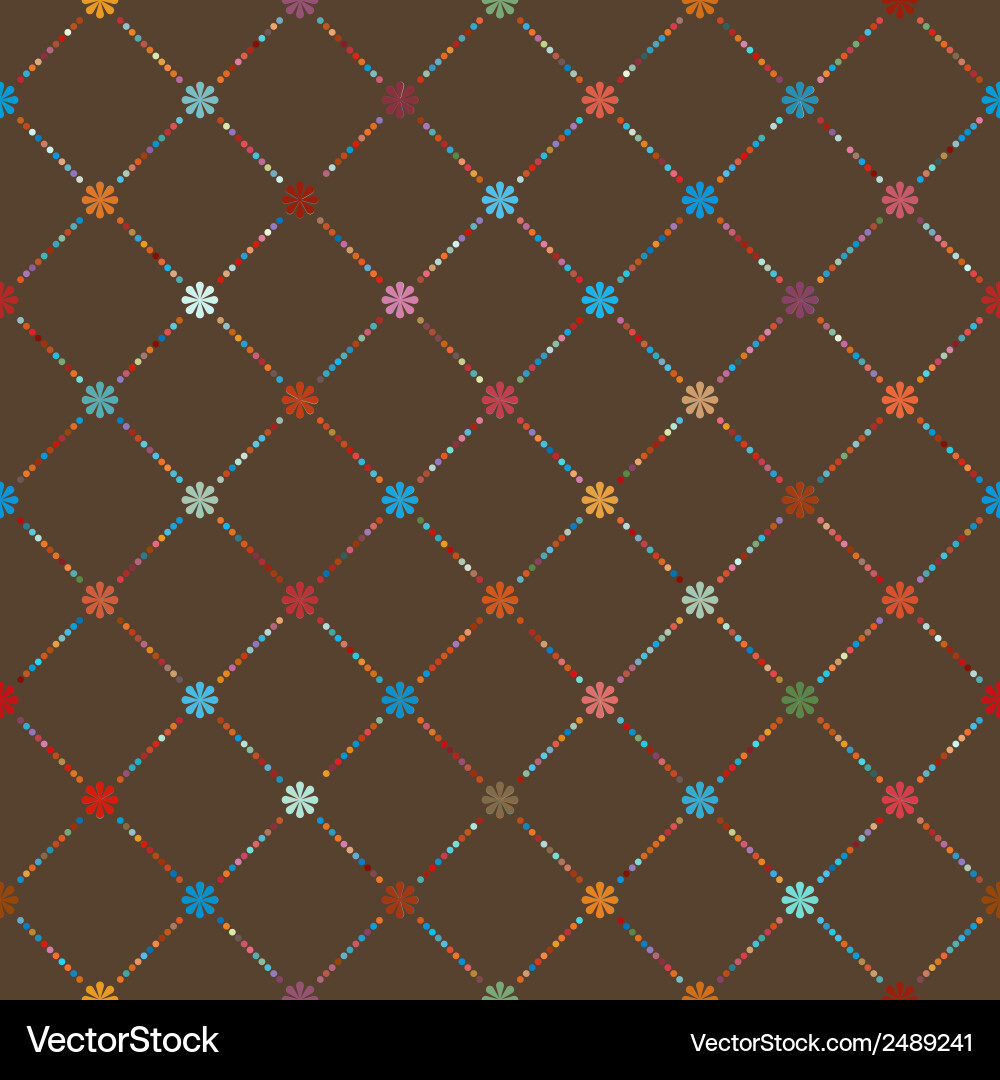 Retro Dot Pattern Background Vector Image