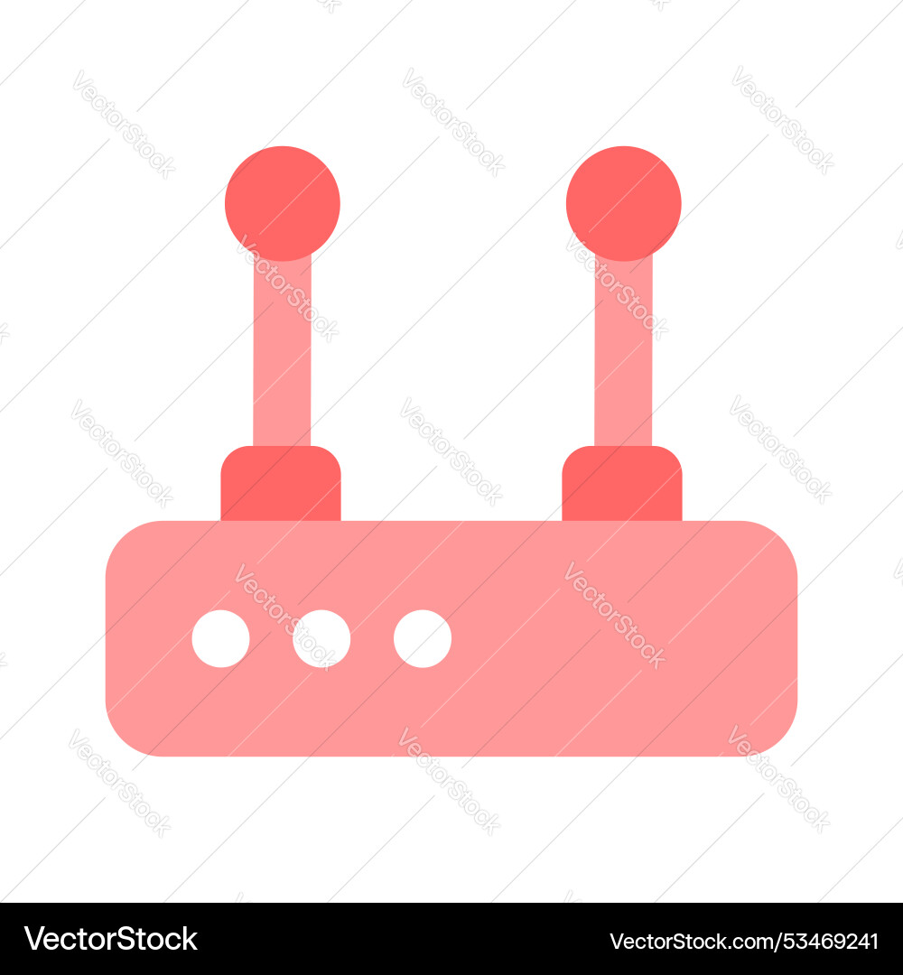 Wifi router vector image