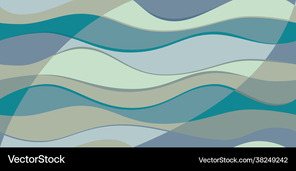 Abstract Colorful Wave Pattern vector image