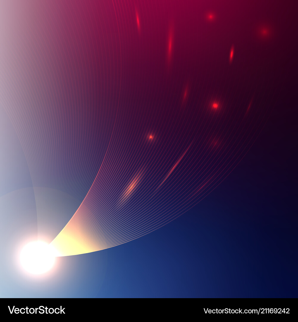Abstract space background connection structure vector image