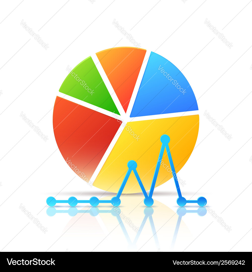 Data Analytics Icon Set Vector Image