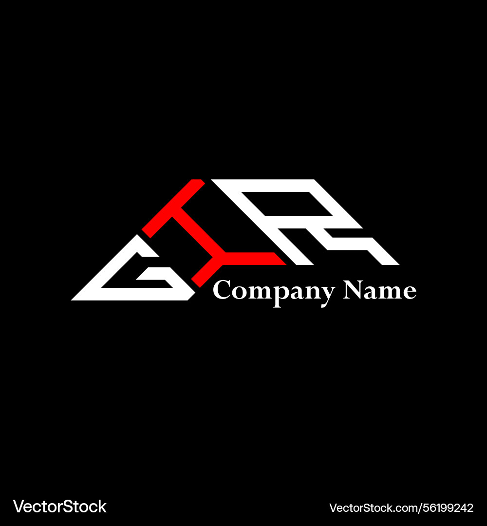 Gir logo design simple and modern – Royalty-Free Vector | VectorStock