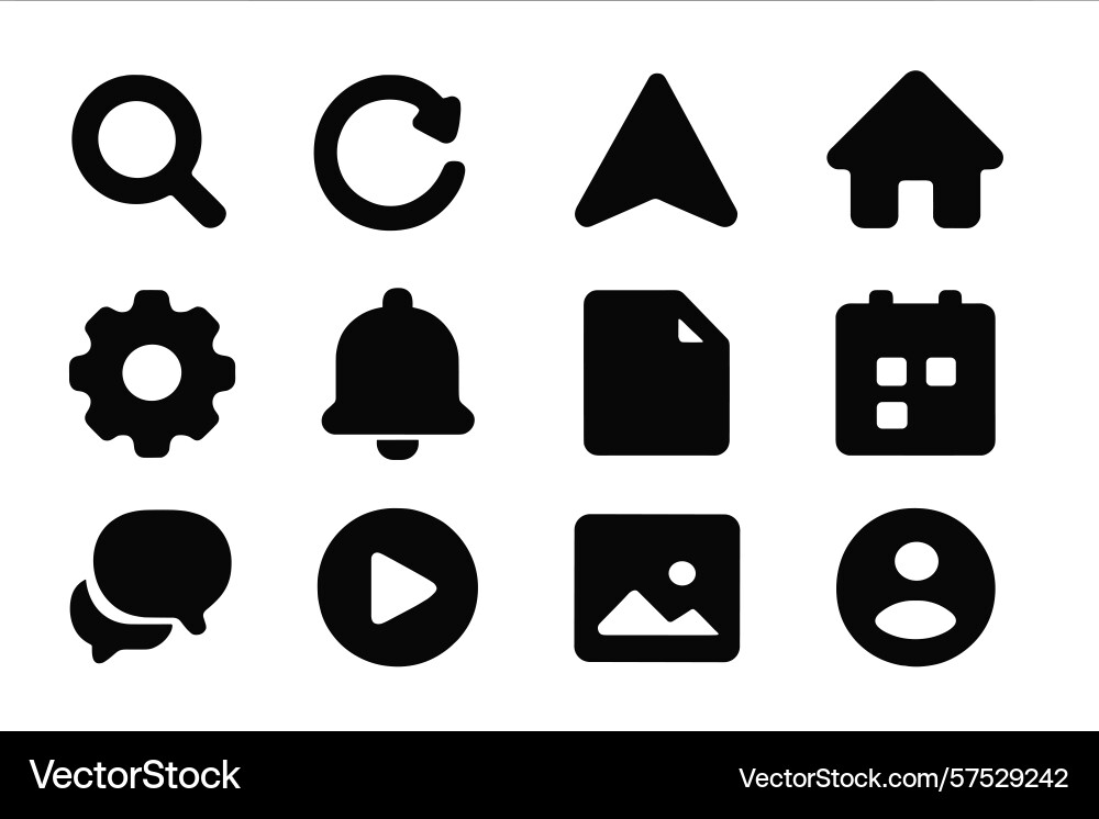 Various user interface Various user interface vector image
