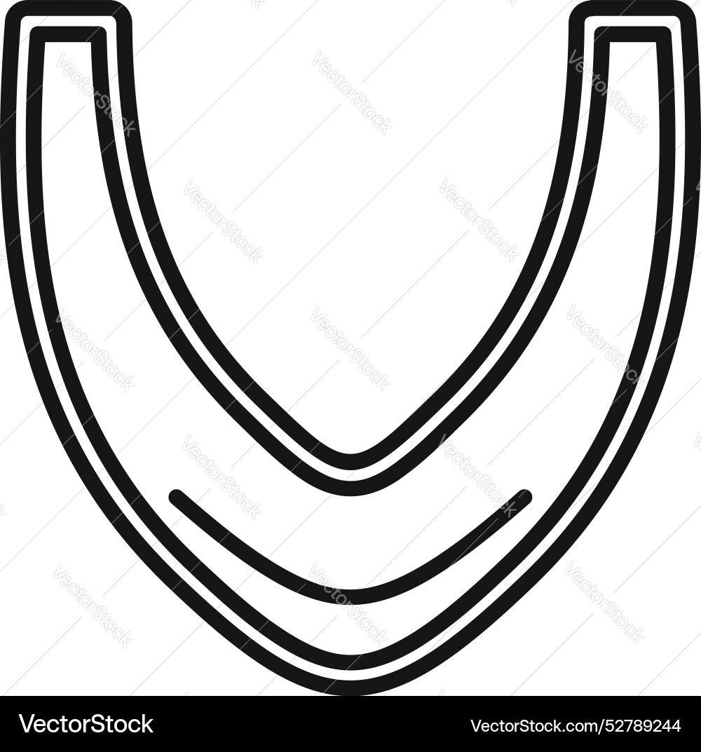 Mouth guard forming boiling teeth protection Mouth guard forming boiling teeth protection vector image