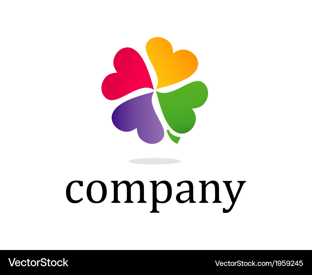 Clover logo Royalty Free Vector Image - VectorStock