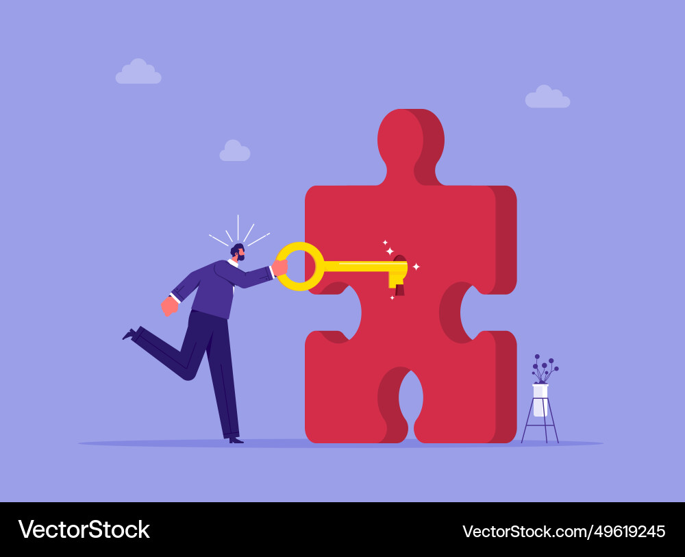 Completing project metaphor concept vector image