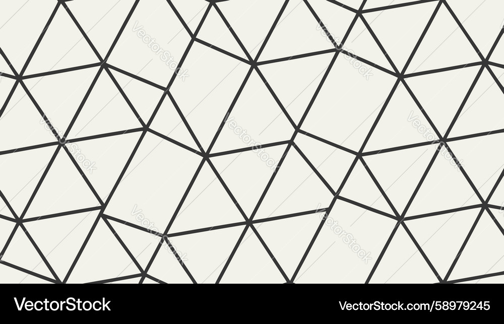Elegant triangular grid pattern modern abstract Vector Image