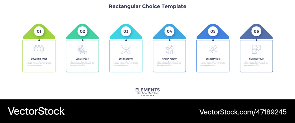 Modern infographic template vector image