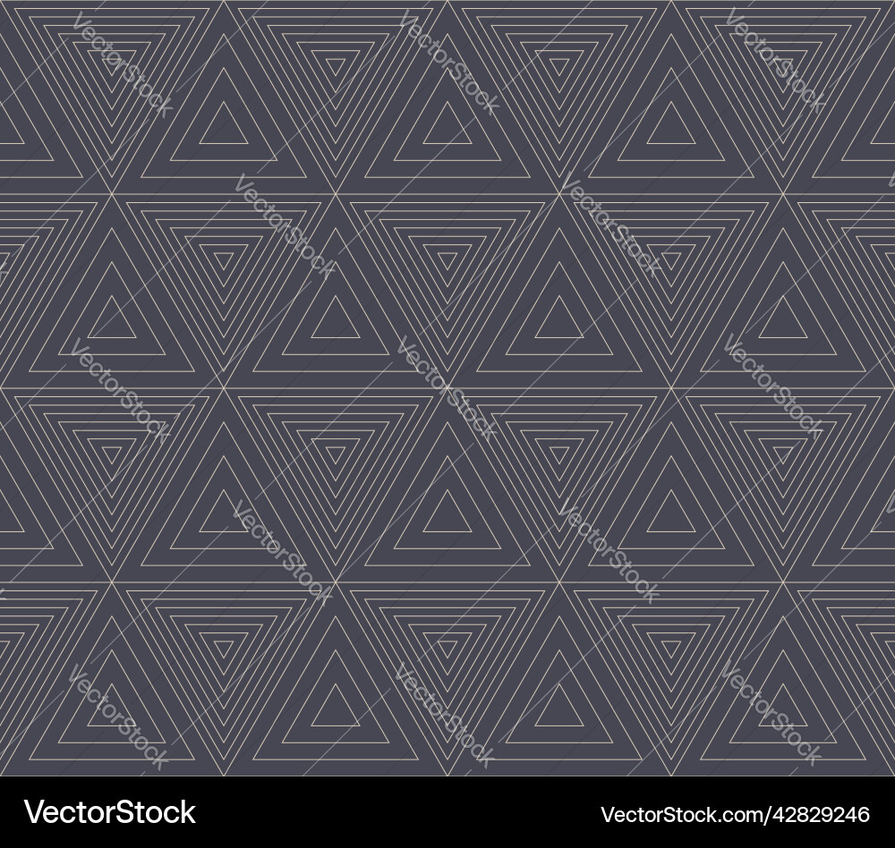 Decorative triangular grid linear seamless Decorative triangular grid linear seamless vector image