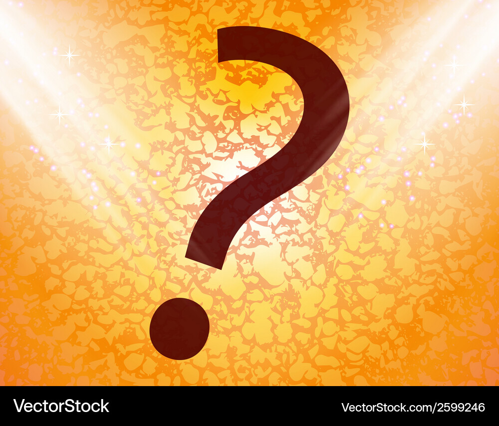Question mark flat modern web button and space Vector Image