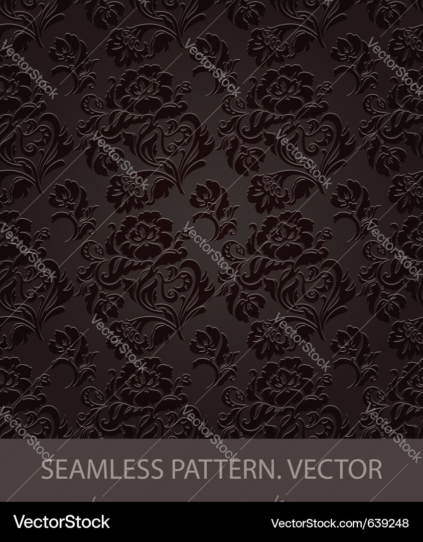 Elegant Baroque Pattern vector image