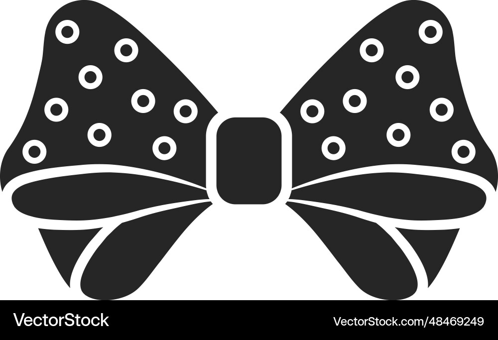 Dekorativer Bogen schwarz Geschenk Symbol Geschenkband Dekorativer Bogen schwarz Geschenk Symbol Geschenkband vektorbild