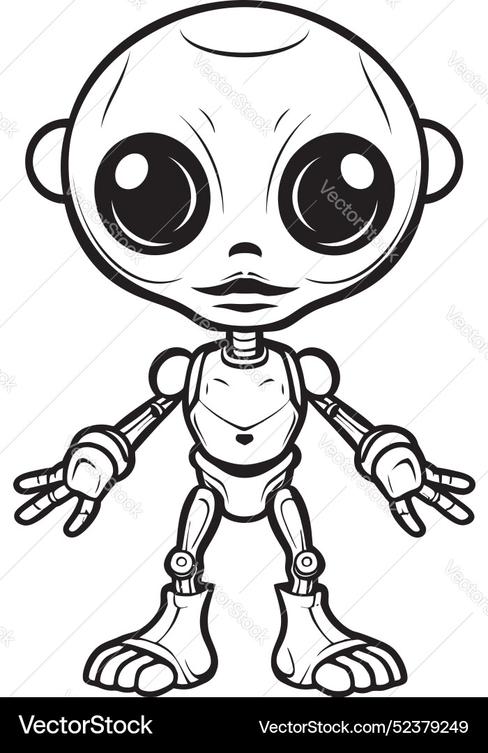Galactic guardian icon of robot protector space Galactic guardian icon of robot protector space vector image