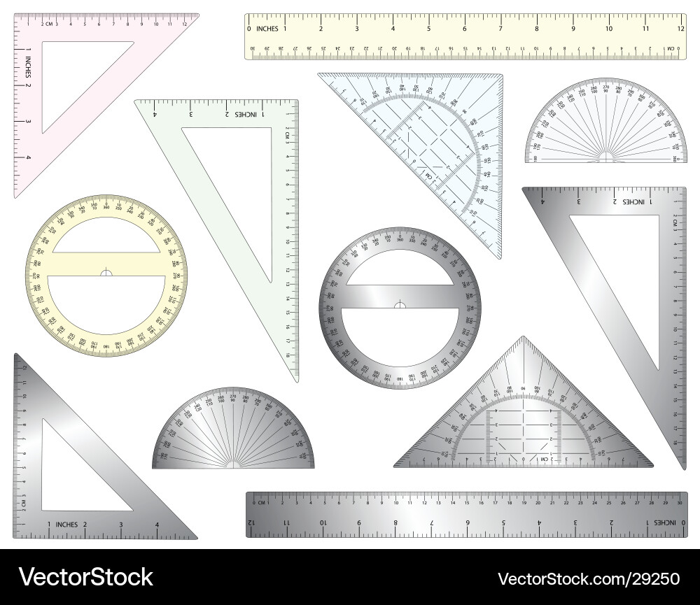 Measuring Tools Set vector image