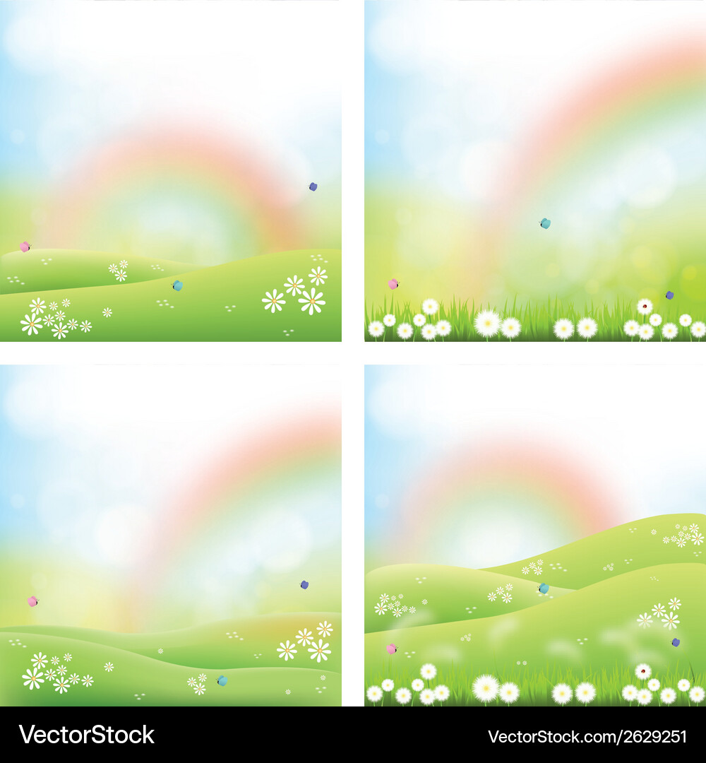 Abstract spring background with some special Vector Image