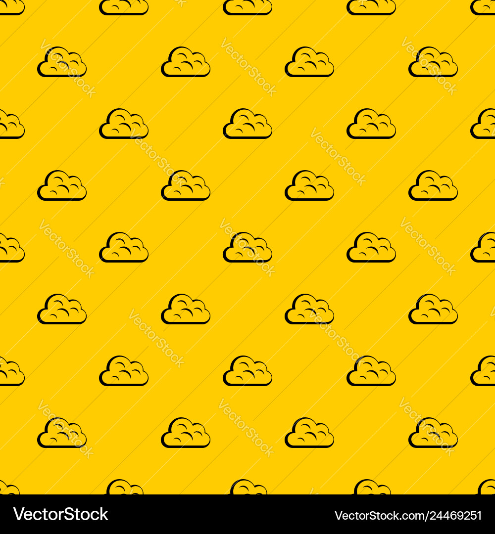Big cloud pattern vector image