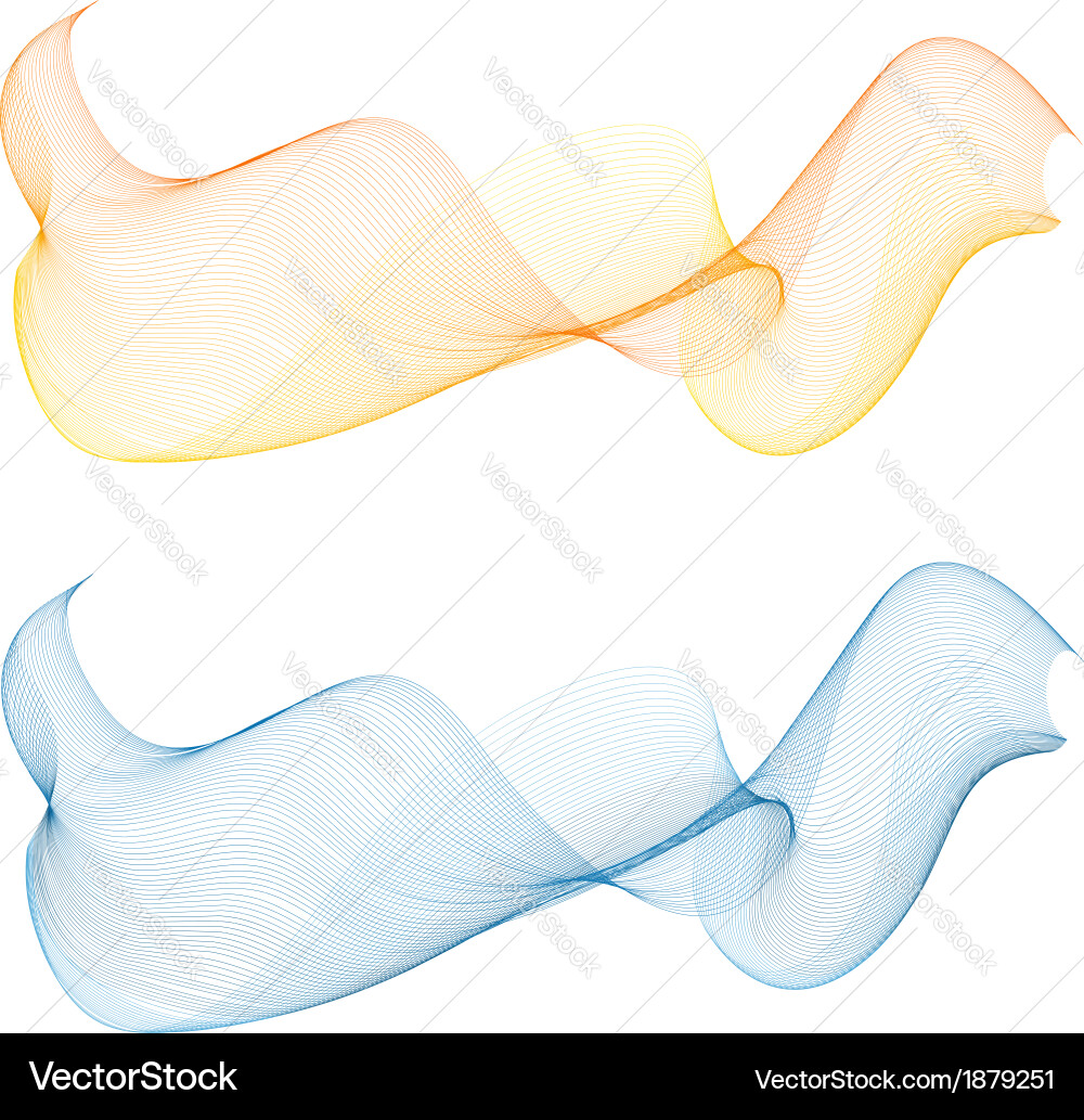 Dynamic Wave Pattern vector image