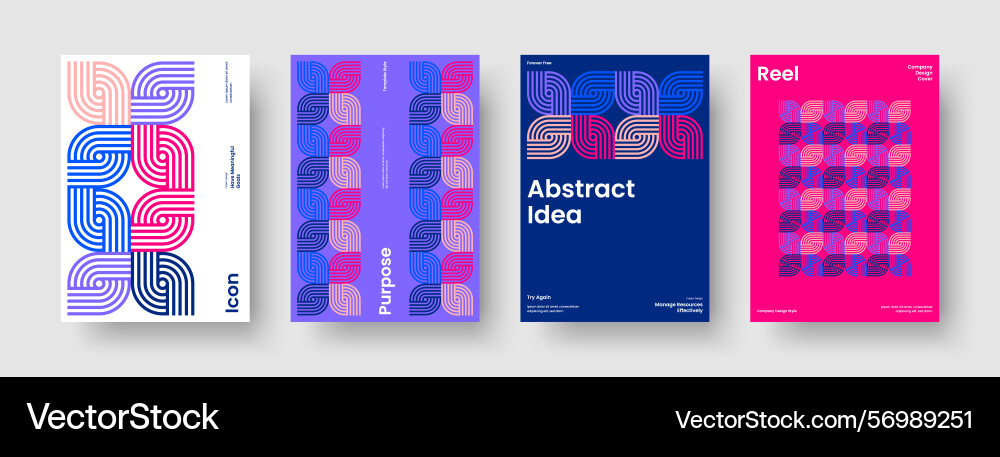 Isolated report template geometric background Isolated report template geometric background vector image
