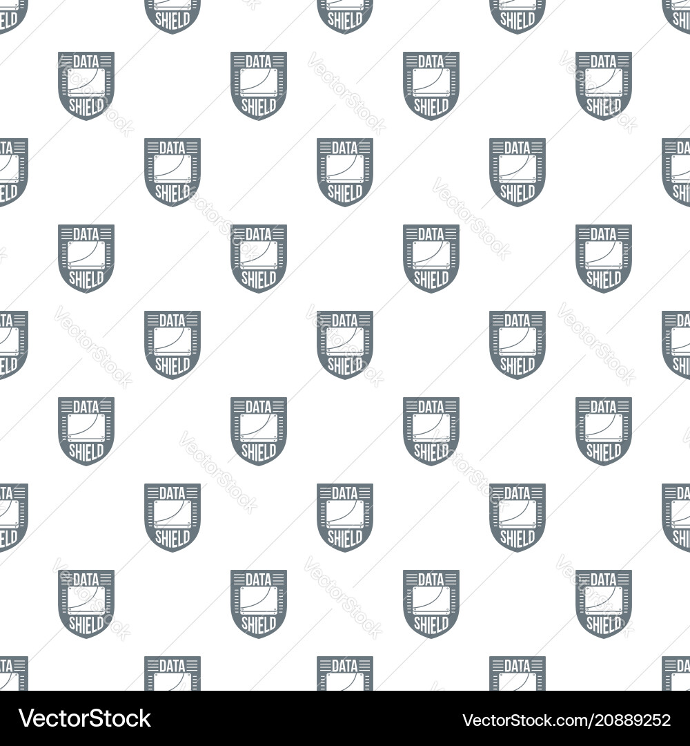 Data shield pattern seamless Data shield pattern seamless vector image