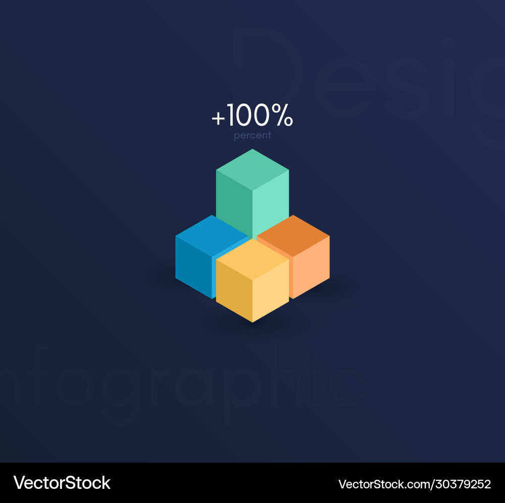 Graphic infographics template for creating web Graphic infographics template for creating web vector image
