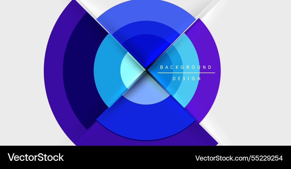 Target circle geometric abstract shapes Vector Image