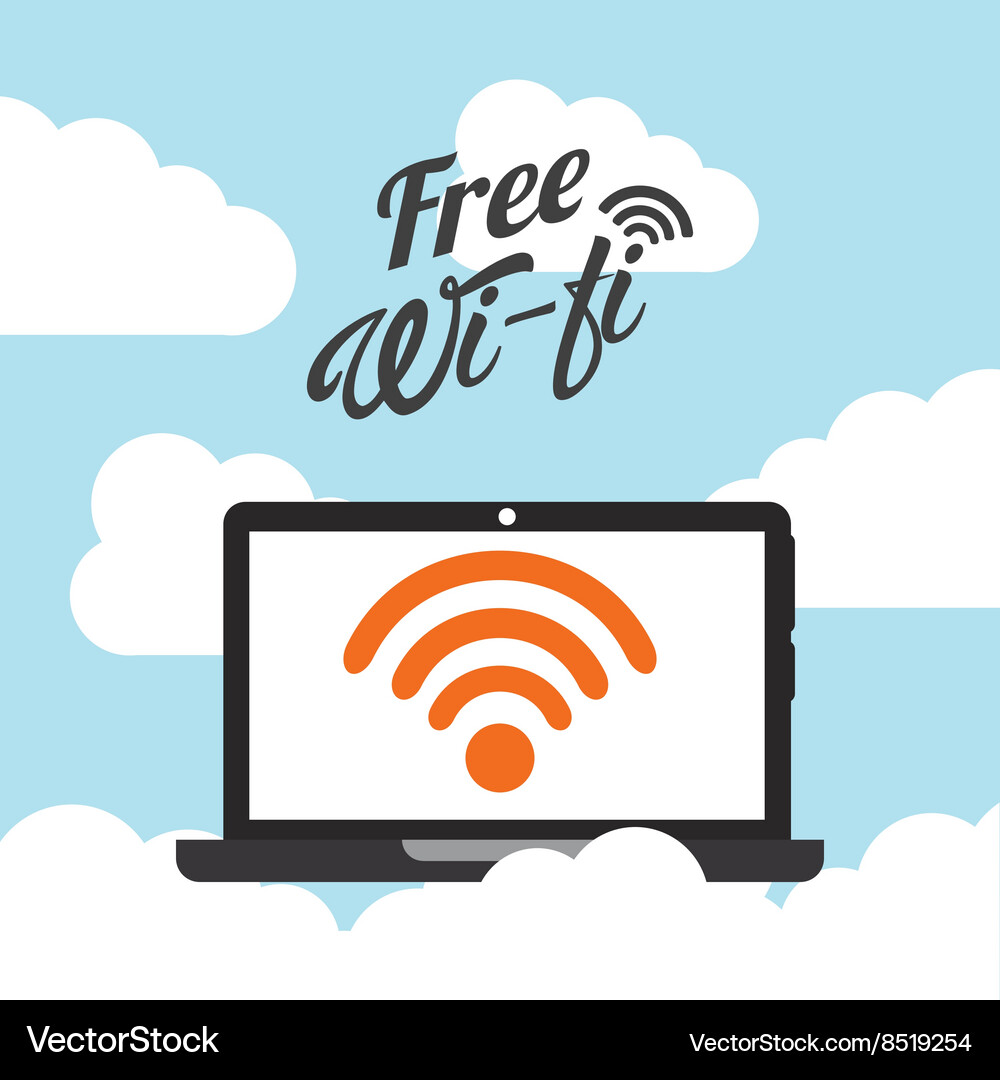 Wifi connection design Vector Image