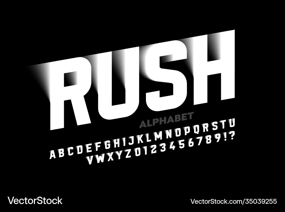 Bewegung Stil moderne Sport Schrift Buchstaben Bewegung Stil moderne Sport Schrift Buchstaben vektorbild