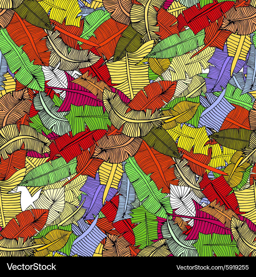 Feathers pattern Vector Image