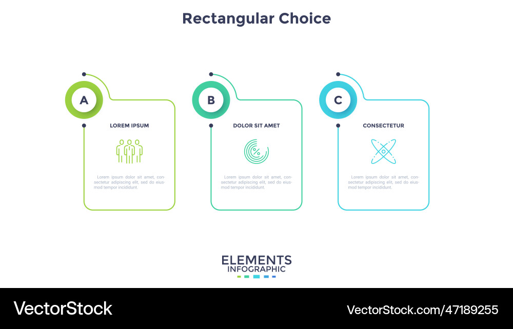 Modern infographic template vector image