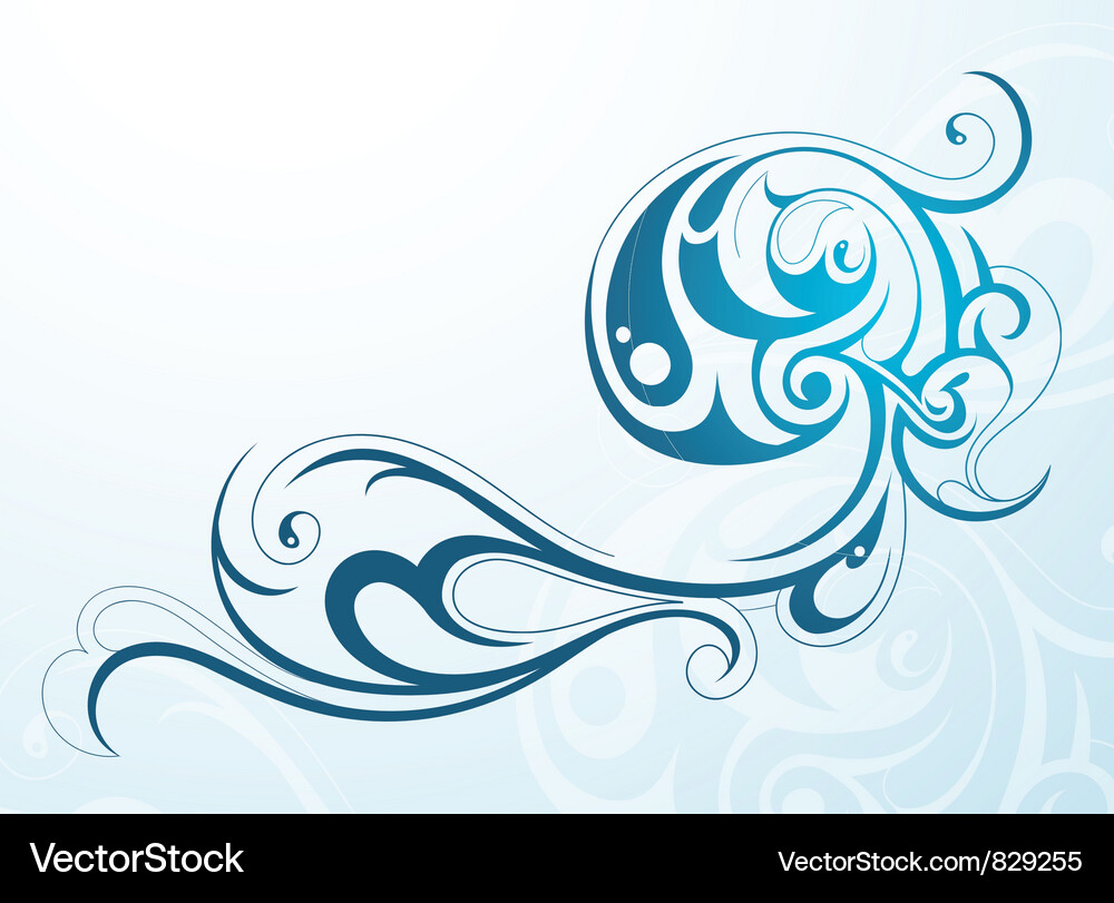 Swirl Ornament Vector Image